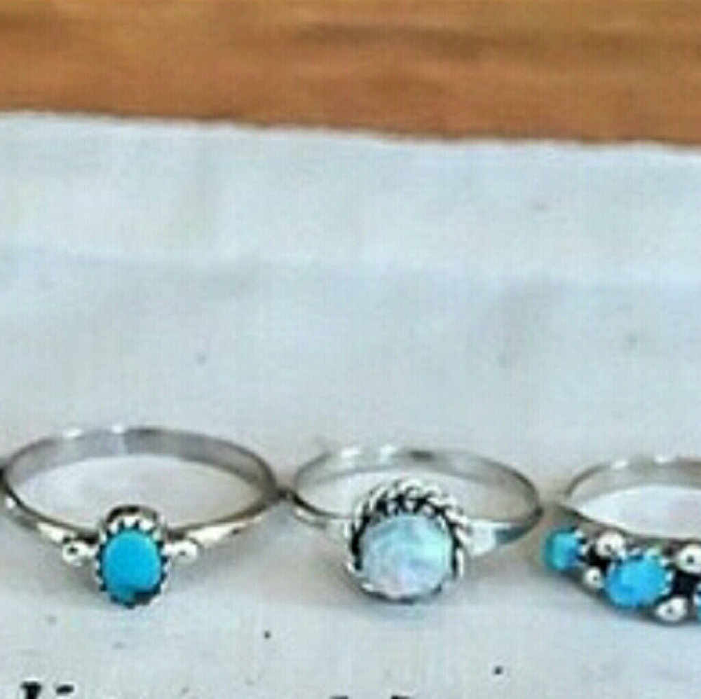 Retro Silver Rings